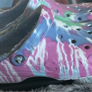 CROCS Multicolor Tie-Dye Clogs